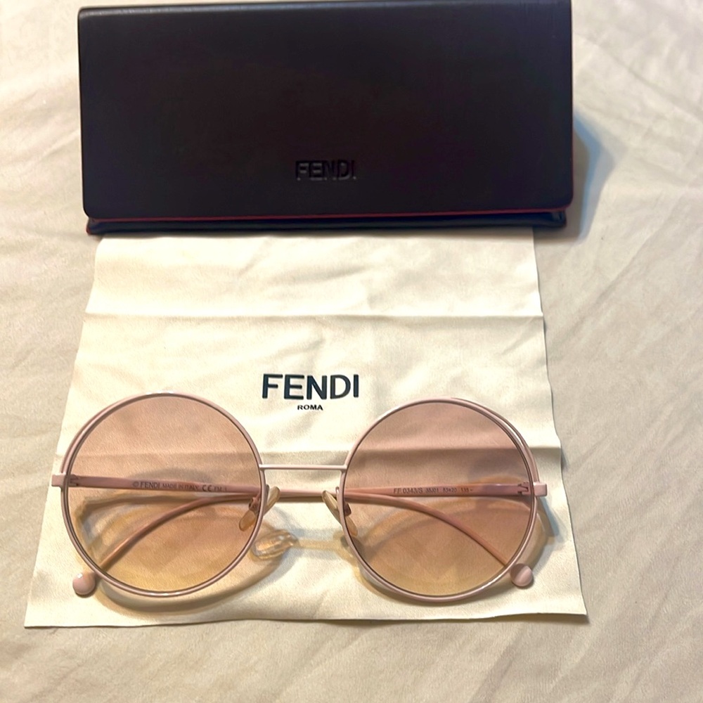 Fendi FENDIRAMA FF 0343/S Pink/Pink Sunglasses